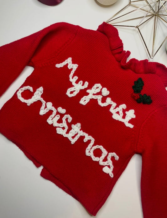 My First Christmas Cardigan