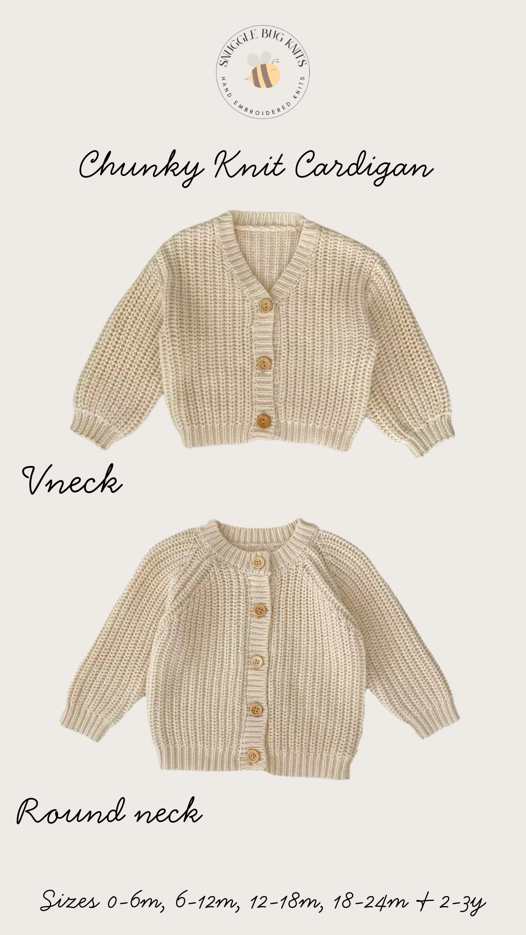 Wildflower Cardigan with Name