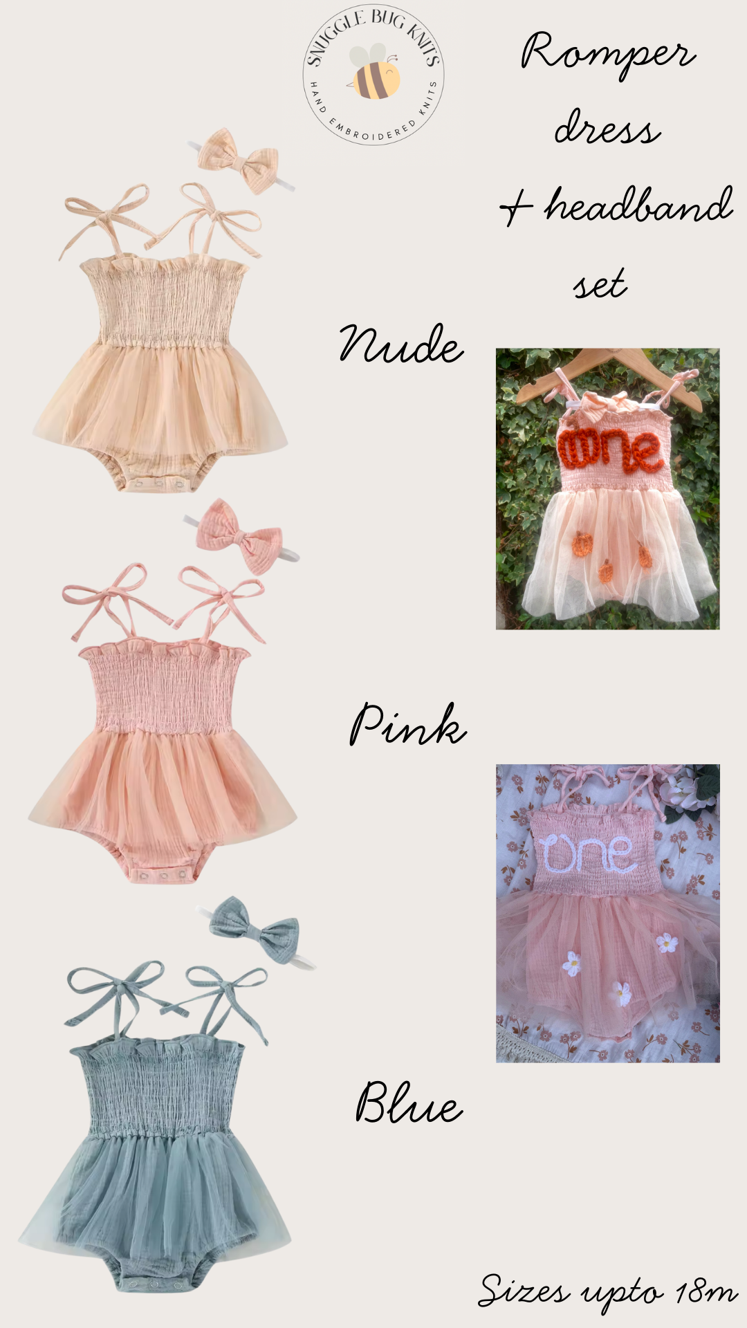 Birthday Romper Dress & Headband