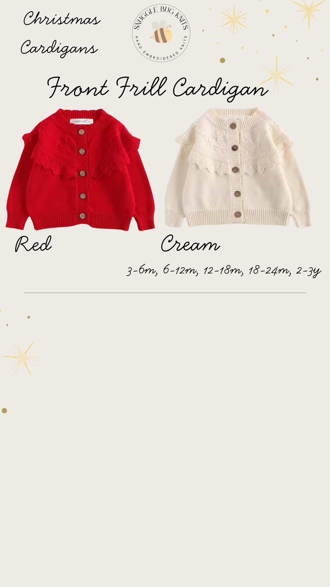 'Name' Believes Jumper or Cardigan