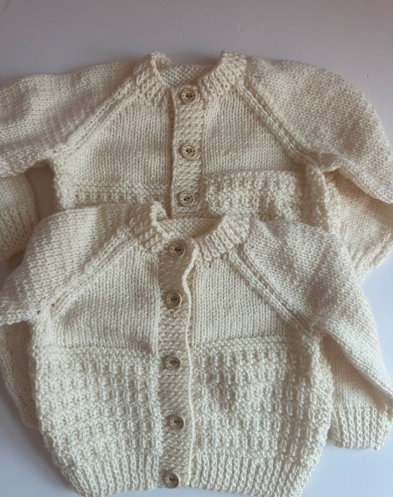 Cream Hand Knit - Size 3-6m