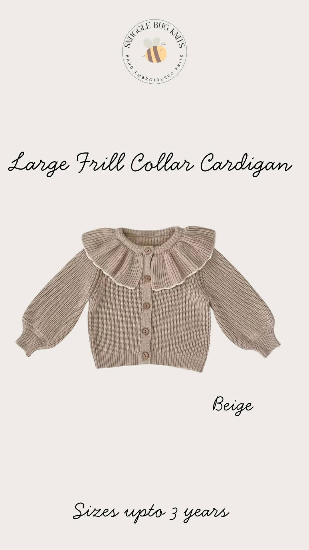 Wildflower Cardigan with Name